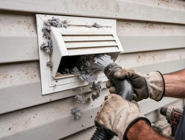 Professional dryer vent cleaning by Northbridge Dryer Vent Cleaning in Northbridge