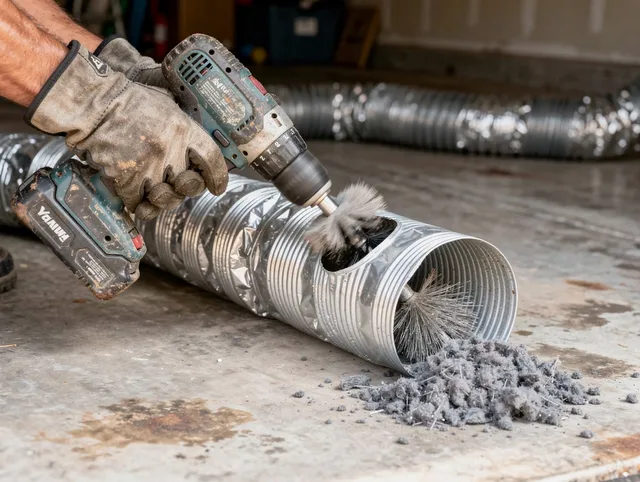 Professional duct cleaning by Northbridge Dryer Vent Cleaning in Northbridge